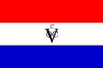 Flagge der VOC am Kap der guten Hoffnung