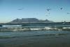 Blick vom Bloubergstrand auf Kapstadt und den Tafelberg