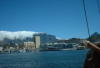 Blick ber den Hafen zum Tafelberg