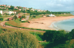 Die Strände von Mossel Bay vom Bartolomeu Dias Museum ausgesehen