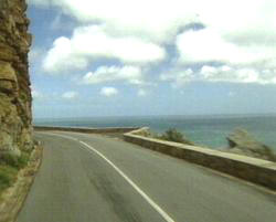 Der Chapmans Peak Drive, eine der schnsten Kstenstrassen der Welt