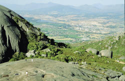 Blick von den Paarl Rocks in Richtung Paarl - Bild  by Souzh African Tourism