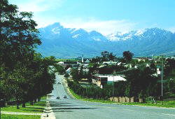 Die Hauptstrasse von Tulbagh